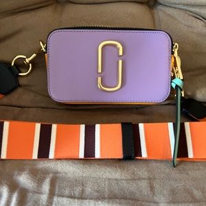Marc Jacobs Snapshot Purple crossbody bag